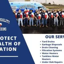 A Texas Quality Plumbing technician setting up a drain camera inspection in Cypress, TX