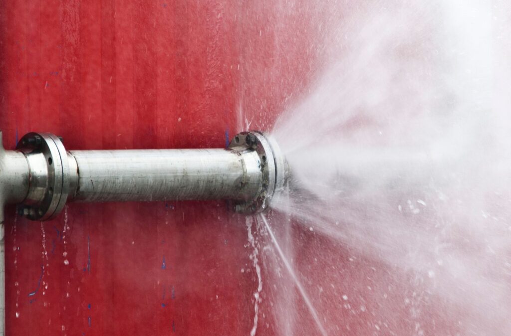 leaking pipe