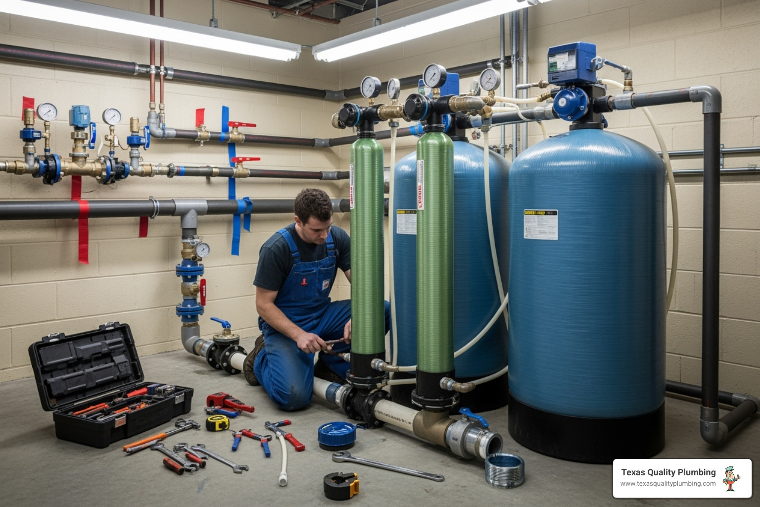 Plumbing Articles 9 Water softener installation Houston