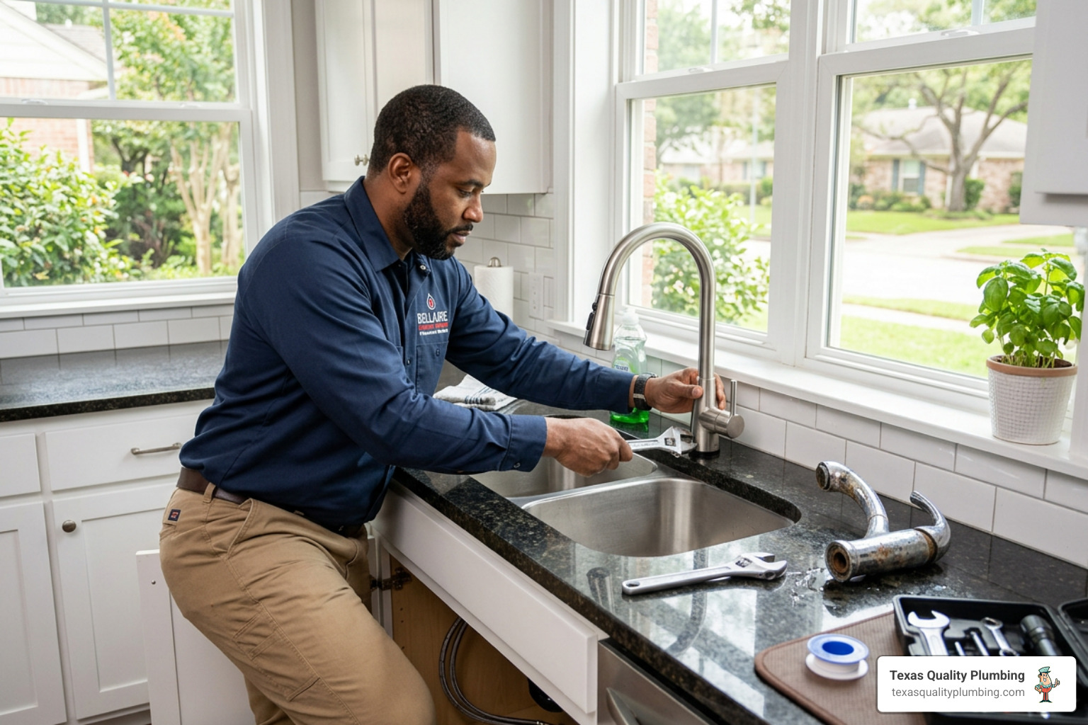 Plumbing Articles 8 faucet replacement in bellaire, tx