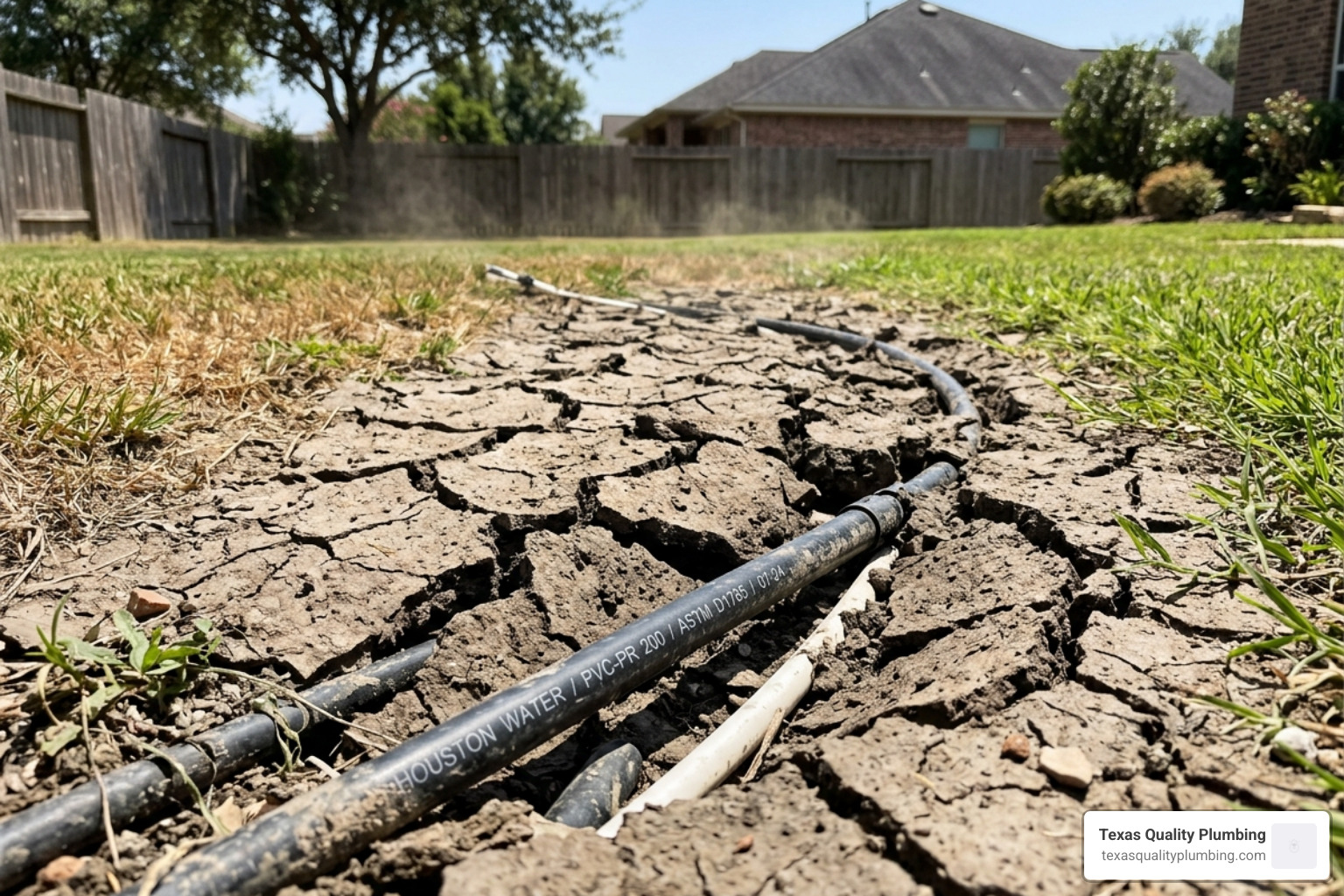 how extreme heat and dry soil stress your underground pipes