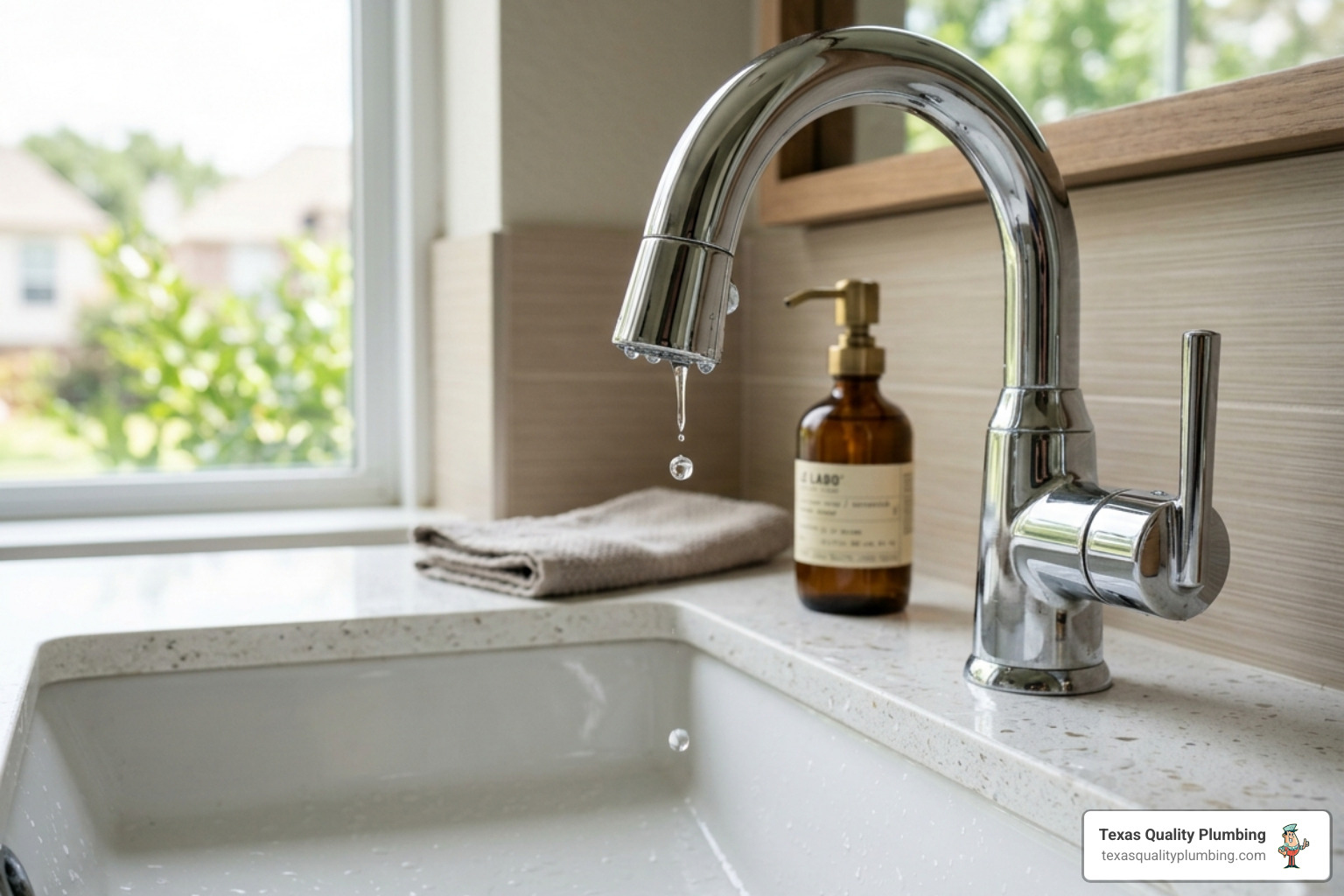 Plumbing Articles 2 dripping chrome bathroom faucet in a Houston home - why your faucet drips and what it means for your plumbing