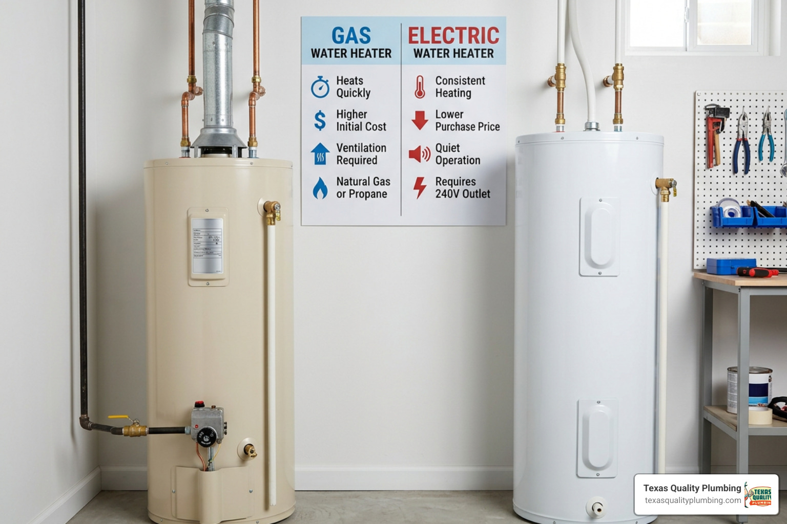 Garbage Disposal Repair & Installation 4 gas vs electric water heater comparison
