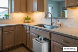 garbage disposal kitchen sink Houston home