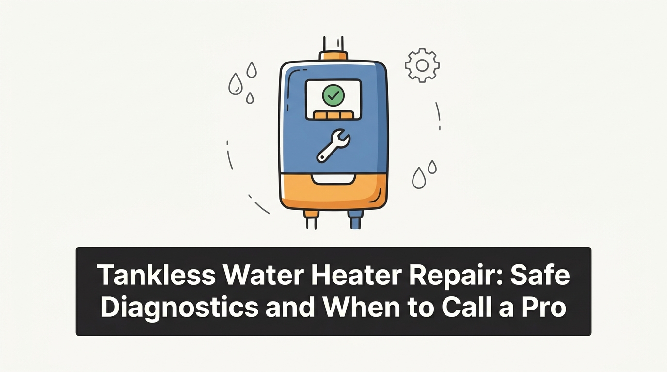 Plumbing Articles 7 Tankless Water Heater Repair: Safe Diagnostics and When to Call a Pro — featured image