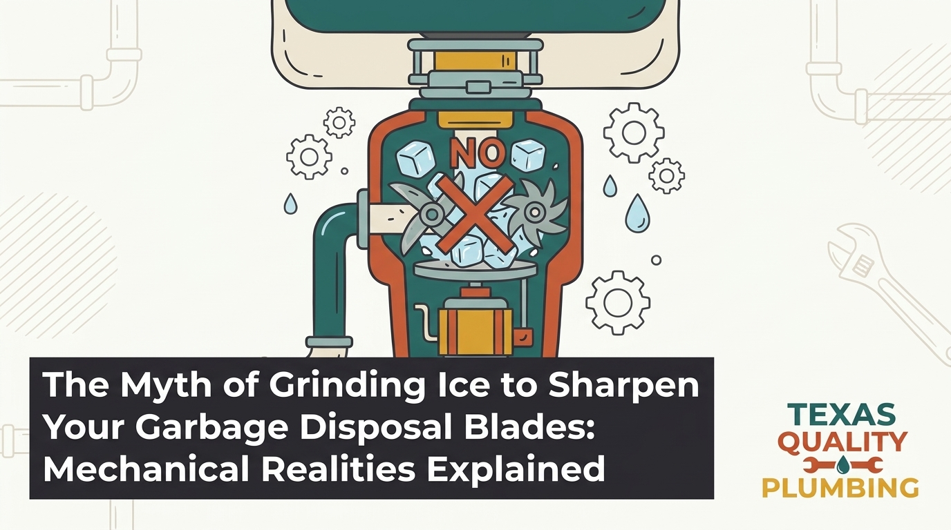 Re-Piping Services 5 The Myth of Grinding Ice to Sharpen Your Garbage Disposal Blades: Mechanical Realities Explained — featured image