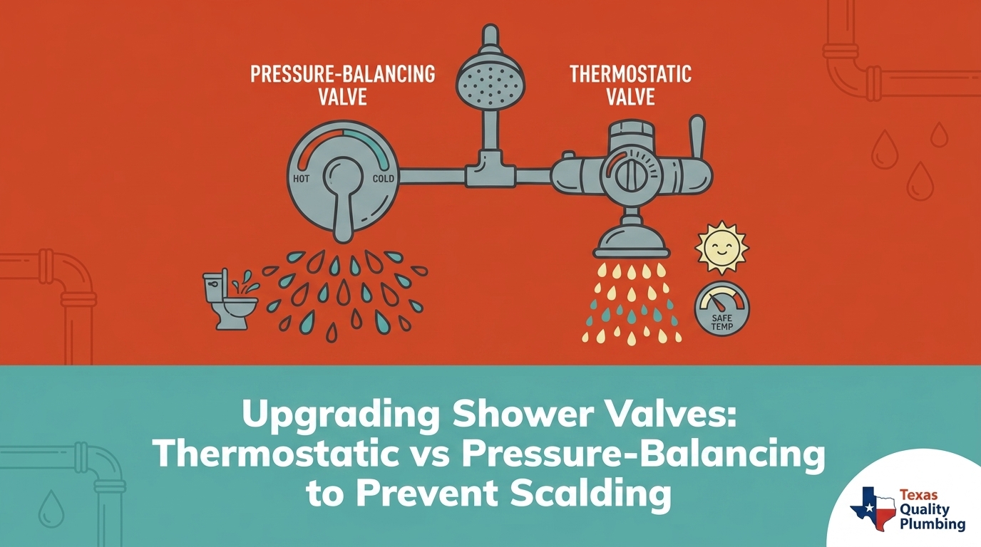 Plumbing Articles 3 Upgrading Shower Valves: Thermostatic vs Pressure-Balancing to Prevent Scalding — featured image