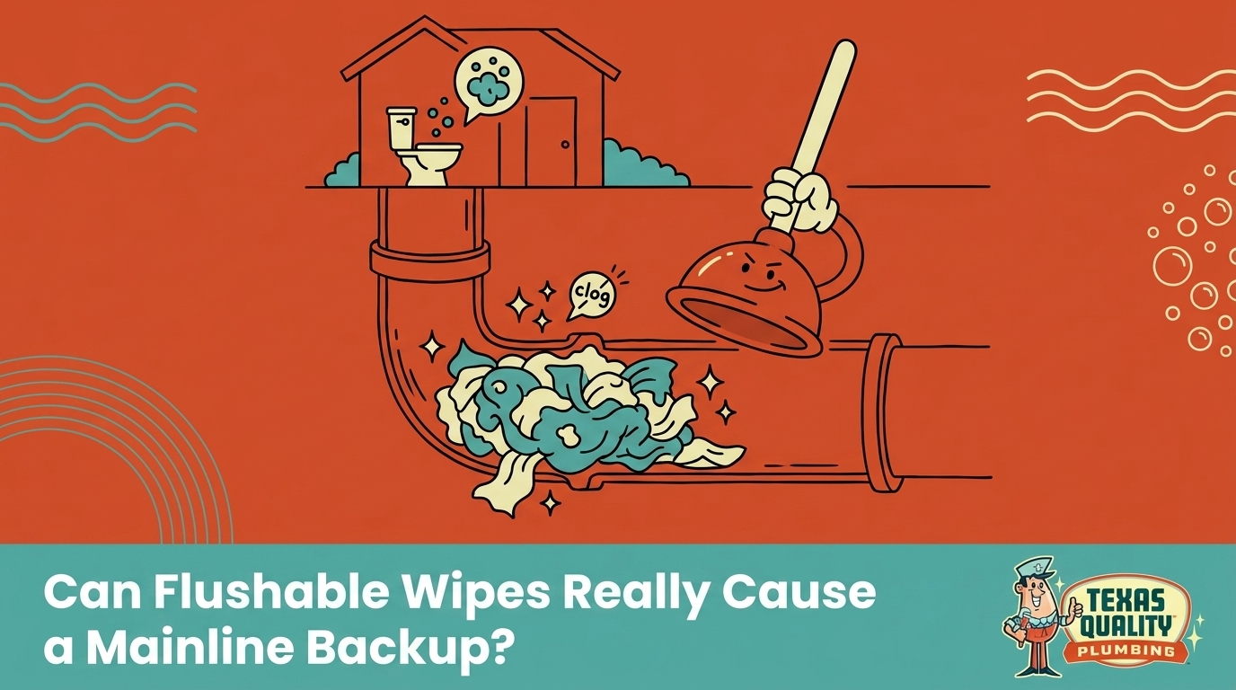 Re-Piping Services 15 Can Flushable Wipes Really Cause a Mainline Backup? — featured image