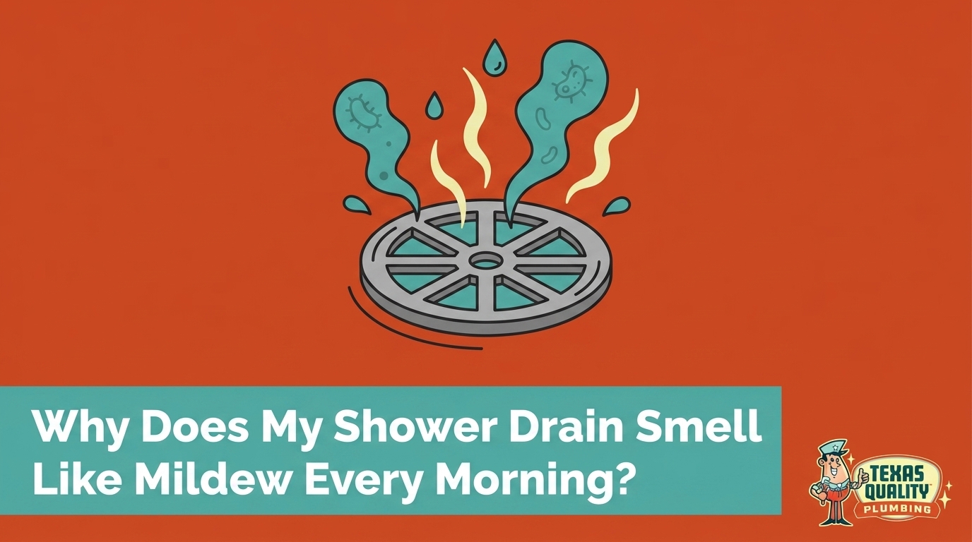 Re-Piping Services 15 Why Does My Shower Drain Smell Like Mildew Every Morning? — featured image